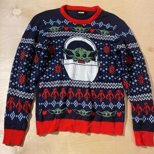 Men's Star Wars Navy Sweater Size Large (B)